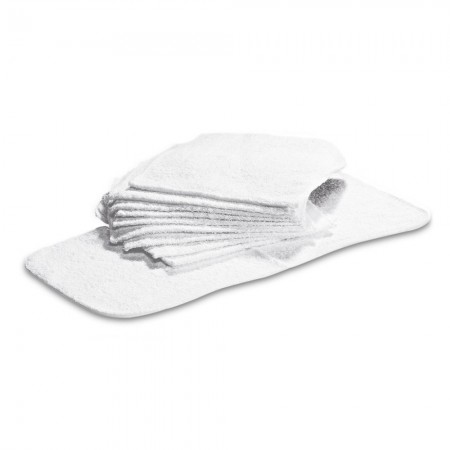 Karcher Steam Cleaner Clip On Terry Narrow Floor Cloth Set - SC1 SC2 SC3 SC4 SC5 SG4/2 SG4/4 | 6.369-357.0